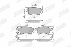 Тормозные колодки передн.Astra J,Insignia 08-,Zafira,Saab