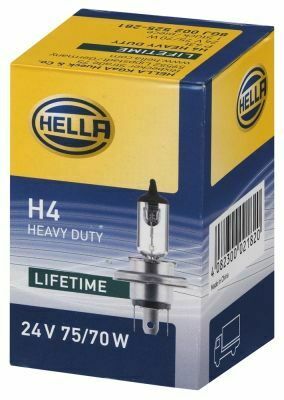 HELLA H4 24V 75/70W HEAVY DUTY  Автолампа (усиленное исполнение)