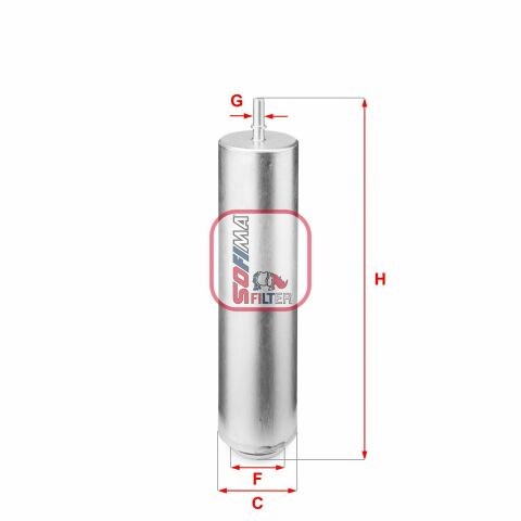 Фильтр топливный BMW 1 (F20)/1 (F21)/2 (F22/F87)/2 (F23)/3 (F30/F80/F31)/4 (F32/F82/F33/F83) 10-