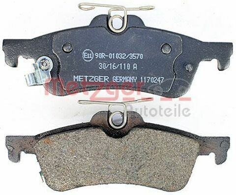 Комплект тормозных колодок, дисковый тормоз