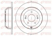 Диск гальмівній задній sorento 2.2crdi 09-