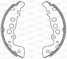 Комплект гальмівних колодок