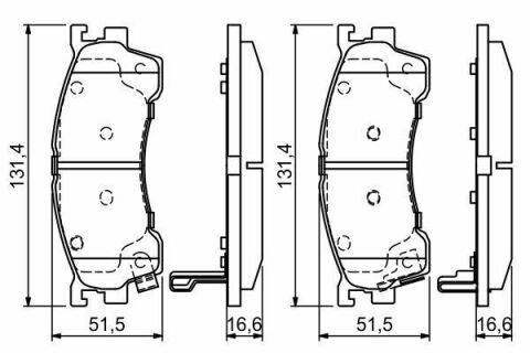 Колодки гальмівні (передні) Mazda 323/626/ 1.8-2.0 91-04 (SUMITOMO System)