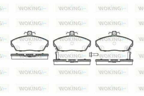 Тормозные колодки пер. Honda Civic 91-05 (TRW)