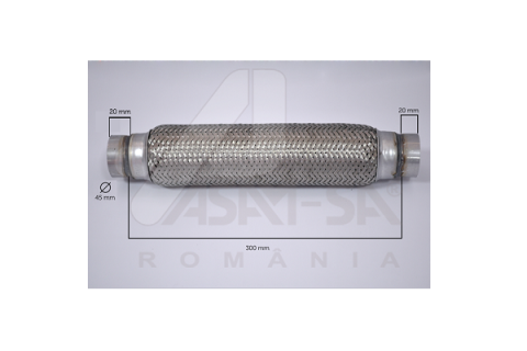 ASAM RENAULT Гофра глушителя 45*300