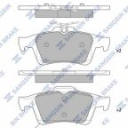 Комплект гальмівних накладок, дискове гальмо