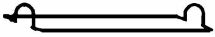 Прокладка клапанной крышки резиновая Прокладка клапанной крышки резиновая