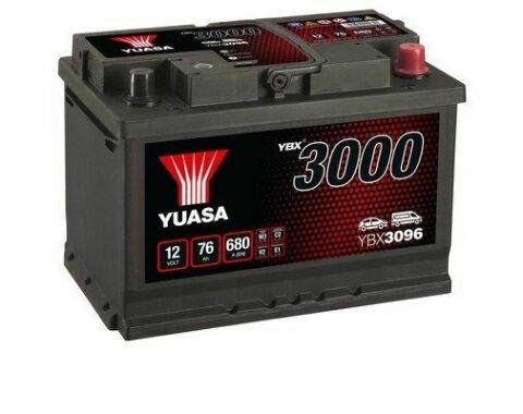 Yuasa 12V 76Ah SMF Battery YBX3096 (0)