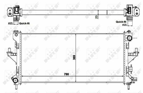 Радиатор охлаждения Citroen Jumper/Fiat Ducato/Peugeot Boxer 3.0HDi 06-