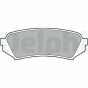 Тормозные колодки (задние) Toyota Land Cruiser 100 98-07/Lexus LX II 98-08 (Akebono), фото 4 - интернет-магазин Auto-Mechanic