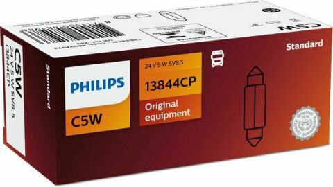 13844CP (PHILIPS) C5W 24V 5W SV8,5 11X35