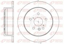 тормозной диск задн. AVENSIS VERSO 2.0-2.4 01-