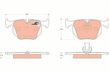 Гальмівні колодки зад. E46/E34/E39/E38/E31 (90-12)