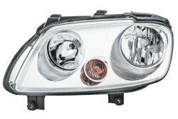 Фара основная галоген (visteon) с мотором,без ламп h7/h1 py21w w5w лів.caddy iii,touran 04-