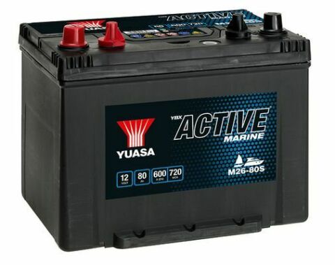 Yuasa 12V 80Ah Marine Battery M26-80S (1)