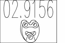 Гумовий елемент кріплення вихлопної системи Гумовий елемент кріплення вихлопної системи