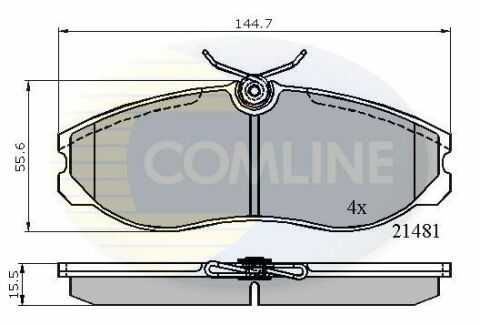 CBP0447 Comline - Гальмівні колодки до дисків