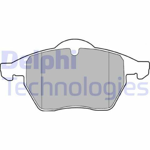 Колодки гальмівні (передні) Audi A3/TT/Skoda Octavia 96-10/VW Golf/Passat B3/B4 91-06 (Continental)