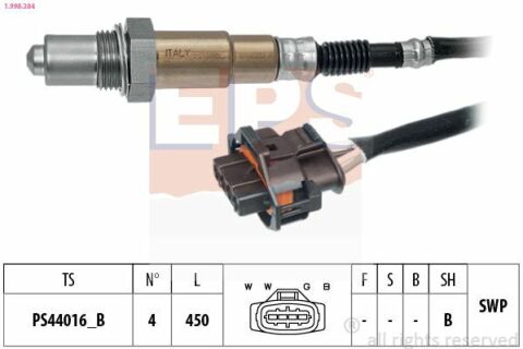 Лямбда-зонд (4 конт.) corsa c 1,0 saab 9-3 1,8i