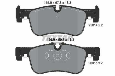 Колодки тормозные (передние) BMW 1 (F20/F21)/2 (F22) 10- (Teves) Q+ Колодки тормозные (передние) BMW 1 (F20/F21)/2 (F22) 10- (Teves) Q+