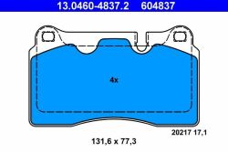 Колодки тормозные (передние) Land Rover Range Rover 2.7D-4.4 03-13
