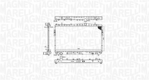 Радіатор lacetti 1.4/1.8 03-