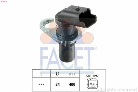 Датчик коленвала Citroen C4, C5, C8, JUMPY/Fiat SCUDO 2.0-2.2D 98-