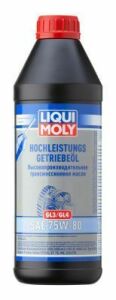 Трансмиссионное масло LIQUI MOLY Hochleistungs-Getriebeoil GL3+ 75W-80, 1 литр