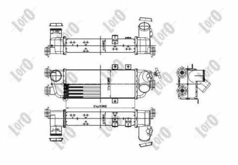 Интеркулер HYUNDAI ELANTRA IV/i30