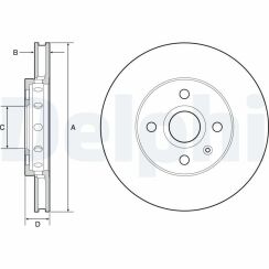 Диск тормозной передний Up,Load,Skoda Citigo,Seat 11- VW