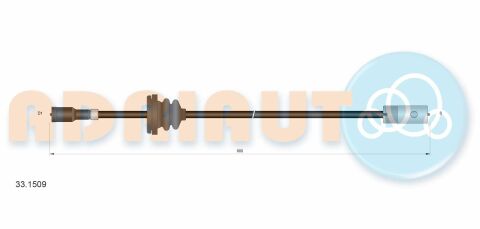 Трос спидометра Ascona,Corsa,Kadett E OPEL