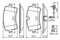 Колодки гальмівні (задні) Audi A8 09- / A7 Sportback 13-18 (Lucas) Q+ (з датчиками), фото 21 - интернет-магазин Auto-Mechanic