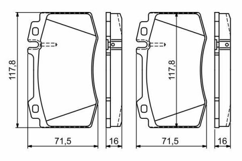 Колодки гальмівні (передні) MB C-class (W203) 02-08/M-class (W163) 98-05/S-class (W220/W221) 98-13