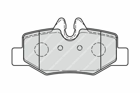 Гальмівні колодки зад. Vito (639) 03-