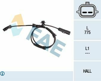 Датчик ABS (передній) Renault Megane II/Scenic II 1.4-2.0 02- Датчик ABS (передній) Renault Megane II/Scenic II 1.4-2.0 02-