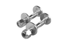 Комплект болтів з шестигранною головкою з чорного металу в наборі з гайками