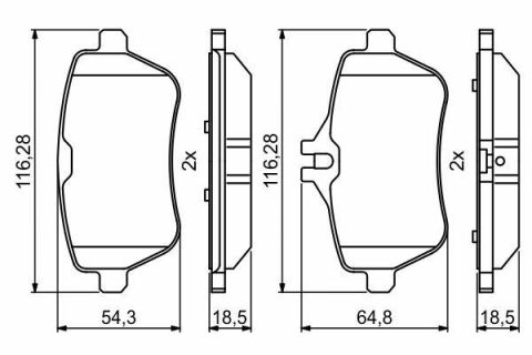 Колодки тормозные (задние) MB S-class (W222/V222/X222/C217) 13-