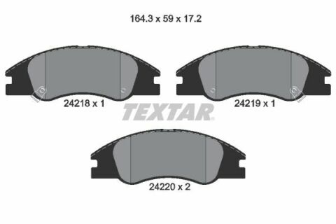 Колодки тормозные (передние) Kia Cerato 04- (Mando)