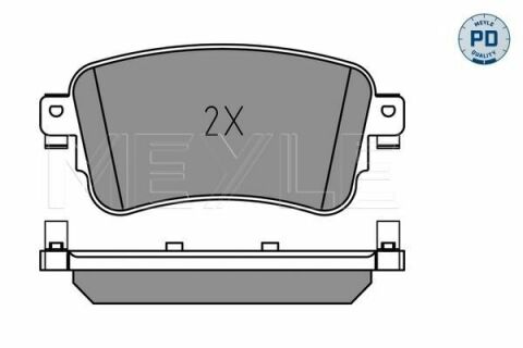 Тормозные колодки (задние) Citroen Jumpy/Peugeot Expert 16- (TRW)