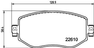 Тормозные колодки передние MEGANE IV