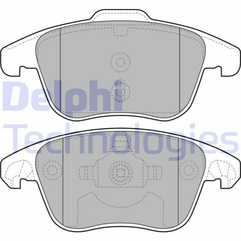 Колодки гальмівні (передні) Citroen C4 09-/C4 Grand Picasso 06-13/Peugeot 3008 11-16/5008 09-17