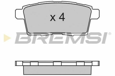 Тормозные колодки зад. Mazda CX-7/CX-9 07-