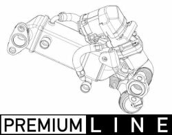 Радиатор рециркуляции ВГ BMW 3 (E90) 3.0d (N57) 05-11/5 (F10) 2.0d (N47)/2.0d (N57) 10-16