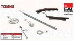 Цепь привода ГРМ (к-кт) 1.3JTD/CDTi Doblo/Combo 04-(шестерни)