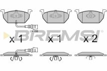 Гальмівні колодки пер. Octavia III 12- /Golf VII 12- (ATE)