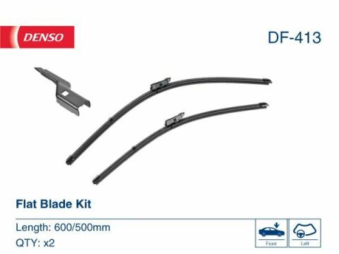 Комплект стеклоочистителей flat blade kit