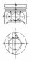 Поршень Nissan Almera II/Micra III/Renault Megane II/Scenic II 1.5 dCi 01- (76.50mm/+0.50), фото 5 - інтерент-магазин Auto-Mechanic