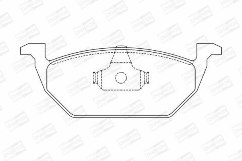 Колодки тормозные передние Golf IV 1.6/1.9TDi/AUDI A3,Skoda Fabia,Octavia VW