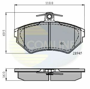 CBP0989 Comline - Тормозные колодки для дисков