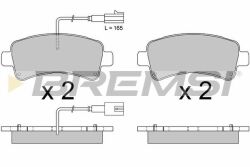 Тормозные колодки зад. Jumper/Ducato/Boxer 06- (Bremo) Тормозные колодки зад. Jumper/Ducato/Boxer 06- (Bremo)